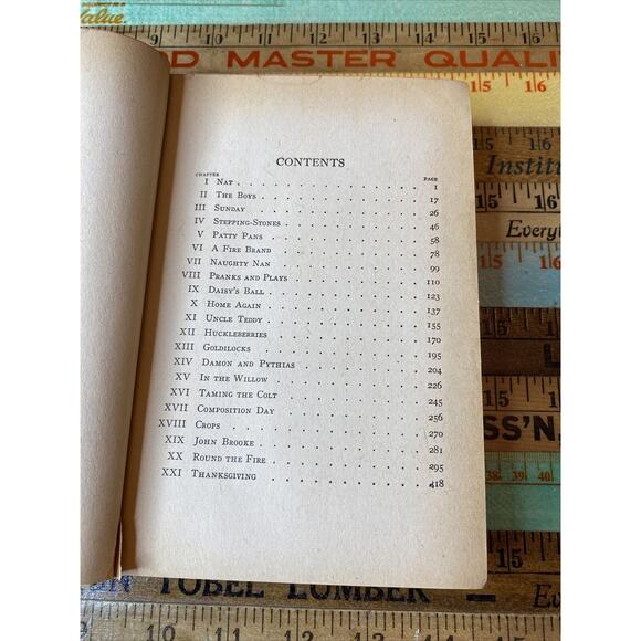 Eight Cousins HC Book Louisa May Alcott VINTAGE 1940 Little Men 1913 - Picture 11 of 16